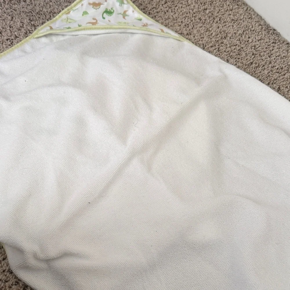 Set of three Dinosaur Baby Hooded Towels